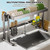 Dish Drying Rack, Large Capacity Over Sink Kitchen Storage Organizer