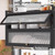 Dish Drying Rack, Double Layer Space Saver with Hooks for Kitchen