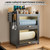 Dish Drying Rack with Drip Tray, Kitchen Counter Organizer with Hooks