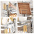 2/3 Tier Wall-Mounted Dish Drying Rack - Adjuble Space-Saving Drainer with Drainboard, Hoo & Cutlery Holder - Easy No-Drill Inllat for Kitchen nizat