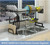 Over the Sink Dish Drying Rack Stainless Steel Kitchen Drainer with Double Cutlery Holder and Counter Organizer Shelf