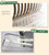 2 Tier Stainless Steel Dish Drying Rack with Drainer and Tray