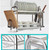 2 Tier Dish Drying Rack with Drip Trays,Cutlery and Cup Holder,Kitchen Countertop or Sink Organizer