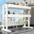 Over Sink Dish Drying Rack,2 Tier 304 Stainless Steel Kitchen Organizer,Space-Saving Drainer for Plates and Glasses