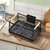 Dish Drying Rack with Full-Mesh Basket,Utensil Holder & Wine Glass Holder for Kitchen Countertop,Black