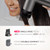 TYMO Hair Dryer with Diffuser, 1500W High-Speed Professional AIRHYPE Lite Blow Dryer with Comb for Fast Drying, 110,000RPM Brushless Motor, 200 Million Ionic Hairdryer, 3 Speeds & 4 Temps, Low-Noise