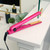CHI Tourmaline Ceramic Flat Iron Hair Straightener 1", Pure Pink 1" Plates