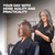 MQ Hair Professional Titanium Flat Iron Black