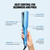 BaBylissPRO The Digital Ultra-Thin Flat Iron, Dual Voltage, 1.5", Blue