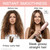 MEGAWISE Hair Straightener Brush, Ionic Ceramic Heated Brush