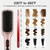 MEGAWISE Hair Straightener Brush, Ionic Ceramic Heated Brush