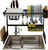 Over the Sink Dish Drying Rack Stainless Steel Drainer Organizer Shelf Kitchen Space Saver Utensil Holder 65cm