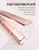 ZM ZHEMEI Hair Straightener, 1 Inch Flat Iron with LED Display, Rose Gold