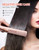 ZM ZHEMEI Hair Straightener, 1 Inch Flat Iron with LED Display, Rose Gold