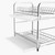Stainless Steel Dish Drying Rack with Drip Tray,42x40cm Kitchen Counter Drainer
