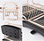 Dish Drying Rack Two-Layer Kitchen Counter Drainer with Cutlery and Cutting Board Rack