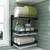 Wall-Mounted Stainless Steel Dish Drying Rack for Kitchen Counter Storage and Space Saving