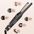 SAOSA Mini Pencil Flat Iron for Short Hair - 0.3" Ultra-Thin Hair Straightener & Curler, 9 Temp (190°F-430°F), Ceramic Tourmaline, Fast 30s Heat Up, Travel Kit with Pouch & Glove, Dual Volt(Rose Gold)