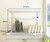 Stainless Steel Wall Mount Dish Drying Rack with Drain Board Foldable Space Saving Kitchen Dish Drainer