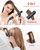 Hair Straightening Irons, Hair Straightener and Curler 2 in 1, 15s Fast Heating Hair Iron Straightener, Dual Voltage Ceramic Flat Iron Creates Silky Hair Instantly