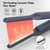 VIKICON Mini Beard & Hair Straightener, Cordless Small Pencil Flat Iron