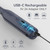 VIKICON Mini Beard & Hair Straightener, Cordless Small Pencil Flat Iron