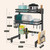 Over the Sink Dish Drying Rack with Utensil Holder and Cutting Board Holder for Kitchen Counter,33.4 Inch
