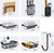 Over the Sink Dish Drying Rack Adjustable 2-Tier Stainless Steel Drainer Shelf for Kitchen Storage Space Saver