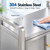 Enclosed Over Sink Dish Drying Rack, Large-Capacity Kitchen Organizer