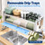 Enclosed Over Sink Dish Drying Rack, Large-Capacity Kitchen Organizer