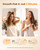 Zecoub Hair Straightener Brush, 1 Billion Ionic, Upgraded Dual Voltage