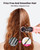 Bopcal Cordless Hair Straightener Brush, 10000mAh Travel Styling Comb