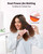 Bopcal Cordless Hair Straightener Brush, 10000mAh Travel Styling Comb