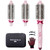 Wavytalk Thermal Brush Set Heatwave Pro 3 Size Ionic Heated Round Brush