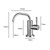 Direct Drinking Stainless Steel Kitchen Water Purifier Kitchen Sink Tap Water Filter, Stainless