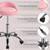 Yaheetech Portable Spa Table with Rolling Stool Set Massage Bed Chair Pink