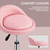 Yaheetech Portable Spa Table with Rolling Stool Set Massage Bed Chair Pink