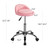 Yaheetech Portable Spa Table with Rolling Stool Set Massage Bed Chair Pink