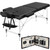 Yaheetech Portable Massage Table Foldable, Adjustable Salon Lash Bed, Black