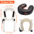 Massage Table Face Cradle & Pillow, Adjustable Massage Spa Bed Headrest