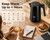 Electric Kettle, 1L Stainless Steel Tea Kettle with 7 Temperature Presets, 1200W Fast Boil Hot Water Boiler