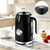 SUSTEAS 57oz Electric Kettle with Thermometer, Hot Water Pot, Black