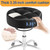 YEEZEE Rolling Stool Heavy Duty 400lbs: No Squeak, No Tip, Black