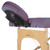 Saloniture Professional Portable Folding Massage Table with Carrying Case - Lavender