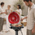 MEDIMALL 1600W Electric Grill, Portable BBQ Grill, Red