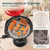 MEDIMALL 1600W Electric Grill, Portable BBQ Grill, Red