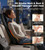 Flekzo Shiatsu Neck & Back Massager for Chair with Heat, Massage Chair Pad