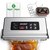 95Kpa Vacuum Sealer Machine，Upgraded Commercial Food Vacuum Sealer, 14-in-1 Functions & Double Heat Seal, Stainless Steel, Large Icons,130W Dual Pumps(25L/Min Suction), Widened Easy-Lock Handle