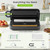 Vacuum Sealer Machine, 90Kpa Food Vacuum Sealer Machine Preservation Dry/Moist/Liquid Modes, LED Indicator Light, Handle Locked Design, Includes 2Roll + 5 Bags