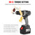 Cordless Drill Driver 200N.m 1/2In Metal Keyless Chuck 20+3 Position 0-1550RMP Variable Speed Impact Hammer Drill